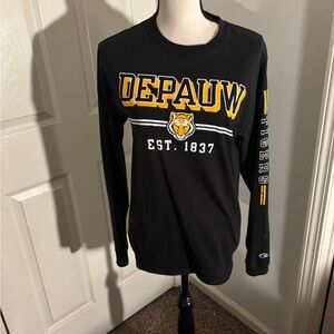 DePauw long sleeve champion small tshirt